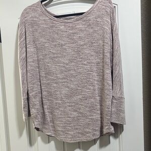 Market & Spruce Heathered Purple Blouse